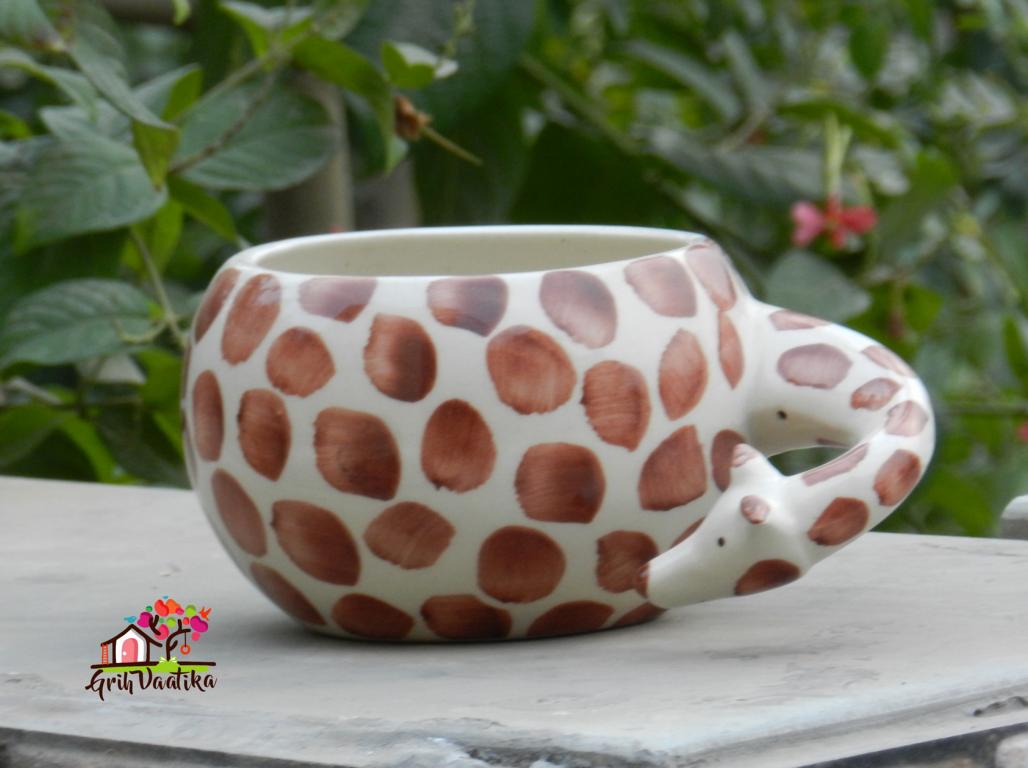 Giraffe Ceramic Planter