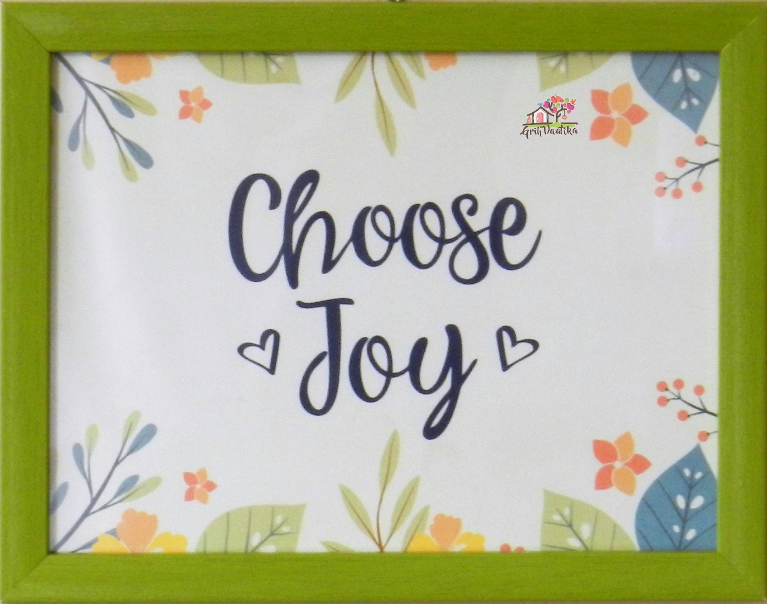 Quotes wall art frame, Choose Joy
