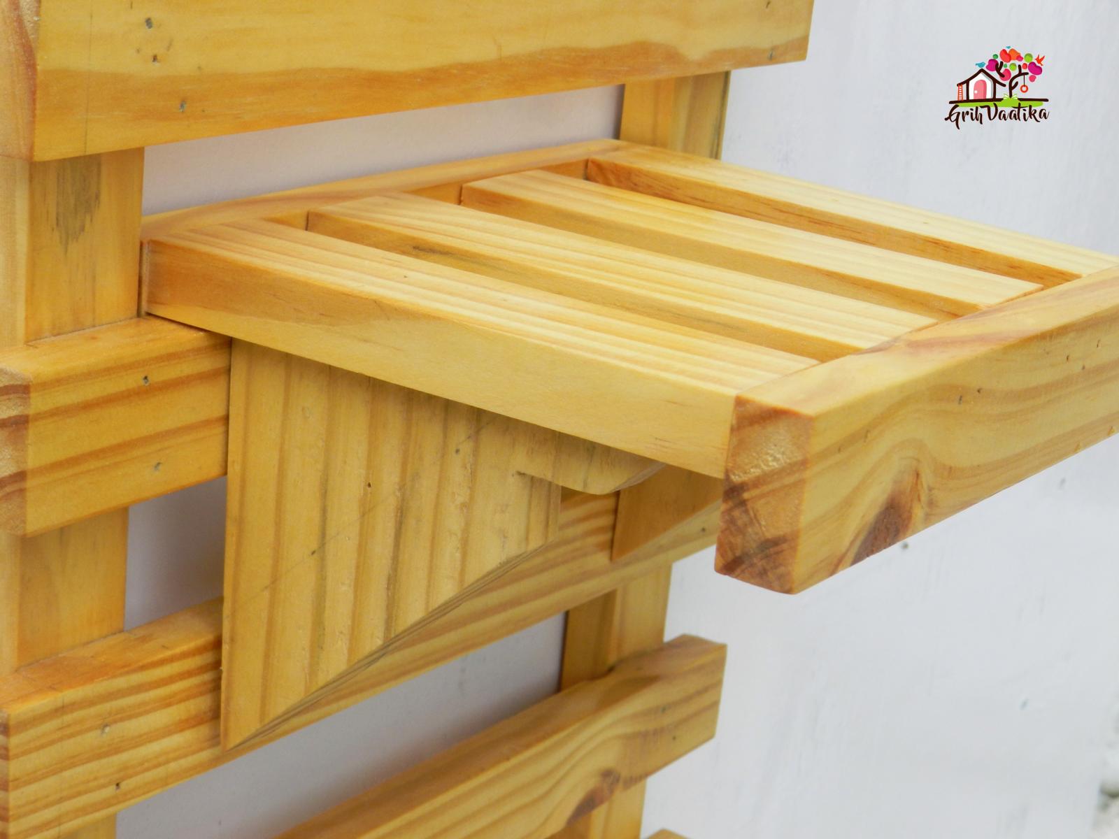 Vertical planter shelf – 2 shelves