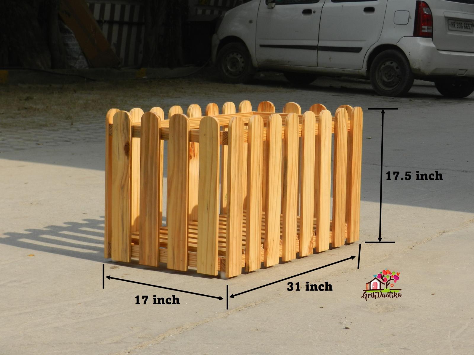 Grih Vaatika Fence wooden stand